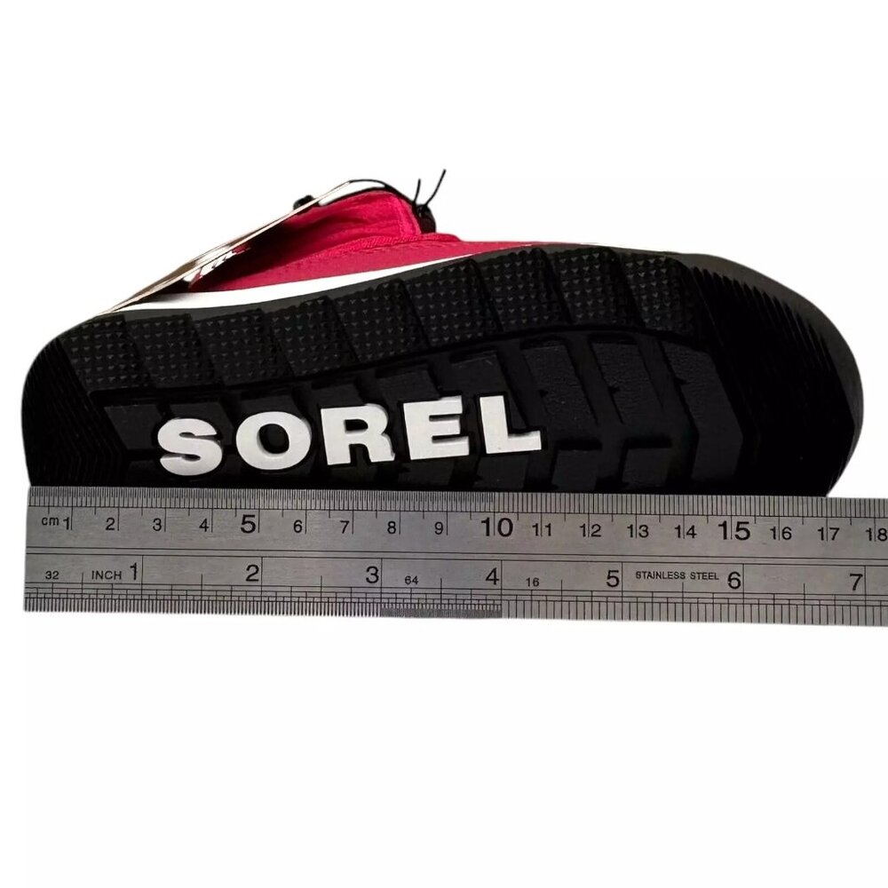 Sorel Toddler Girl's/Boy's Lined Snow Boots Size 9 Fuchsia Rush/Black Waterproof - Picture 10 of 12